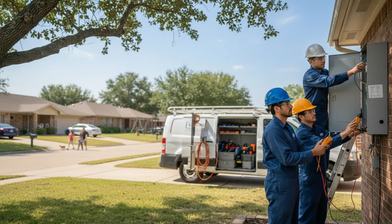 Certified electrician providing emergency electrical services in Glenfield, NY